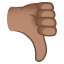 :thumbsdown_tone3: 👎🏽