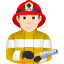:man_firefighter_tone1: 👨🏻🚒