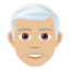 :man_white_haired_tone2: 👨🏼🦳