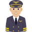 👨🏼‍✈️