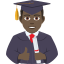 👨🏿‍🎓