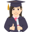 👩🏻‍🎓