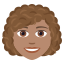 :woman_curly_haired_tone3: 👩🏽🦱
