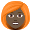 :woman_red_haired_tone5: 👩🏿🦰