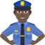 :man_police_officer_tone5: 👮🏿♂️