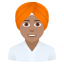 :person_wearing_turban_tone3: 👳🏽