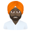 :man_wearing_turban_tone5: 👳🏿♂️