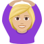 :woman_gesturing_ok_tone2: 🙆🏼♀️