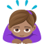 :woman_bowing_tone3: 🙇🏽♀️