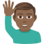 :man_raising_hand_tone4: 🙋🏾♂️