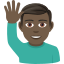 :man_raising_hand_tone5: 🙋🏿♂️