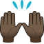 :raised_hands_tone5: 🙌🏿