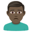 :man_frowning_tone5: 🙍🏿♂️