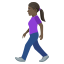 :woman_walking_tone5: 🚶🏿♀️
