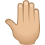 :raised_back_of_hand_tone2: 🤚🏼