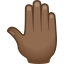 :raised_back_of_hand_tone4: 🤚🏾