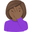 :woman_facepalming_tone4: 🤦🏾♀️