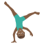 :man_cartwheeling_tone4: 🤸🏾♂️