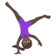 🤸🏿‍♀️