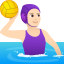 :woman_playing_water_polo_tone1: 🤽🏻♀️