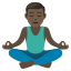 🧘🏿‍♂️