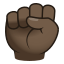 :fist_tone5: ✊🏿